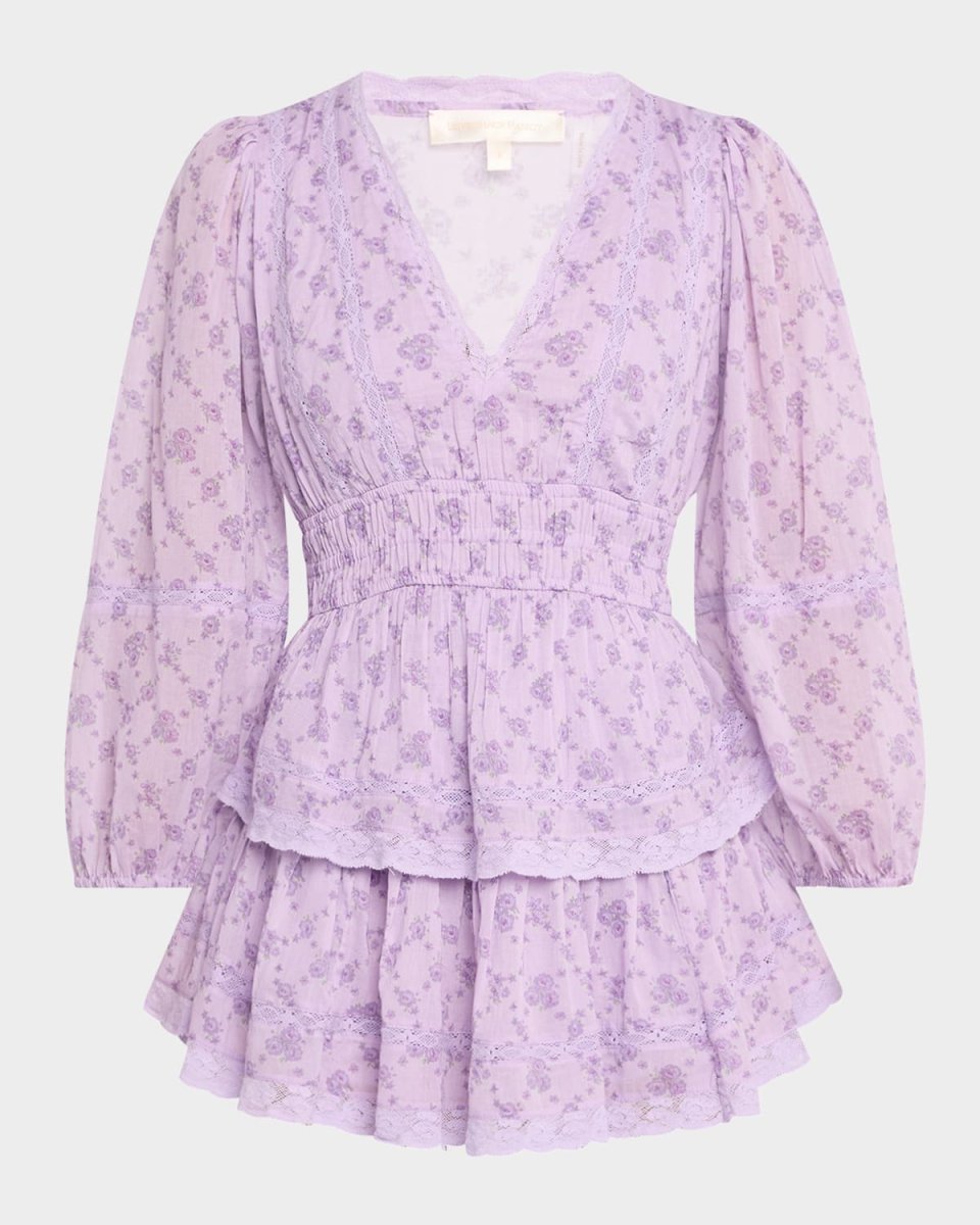 Rosamina Floral Tiered Mini Dress